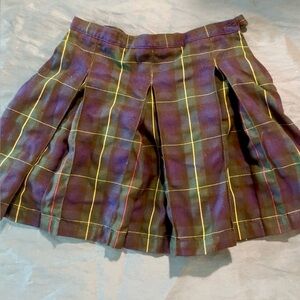 Lands' End Youth Plaid Skirt